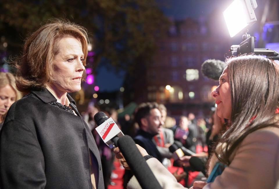 Claire interviews Hollywood actress Sigourney Weaver